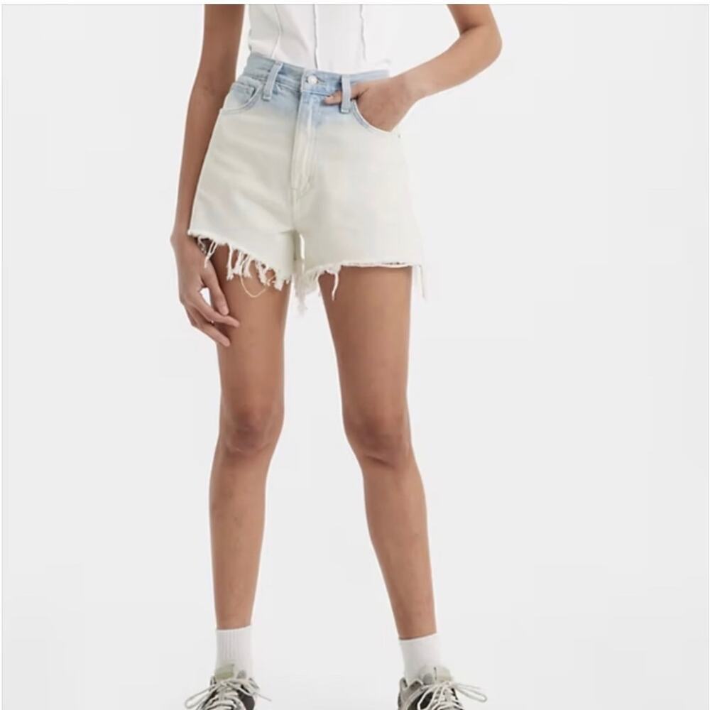 Levi's Jean High Waisted Mom Denim Shorts Size 30